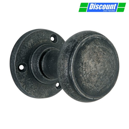 Antique pewter door knobs - door, in