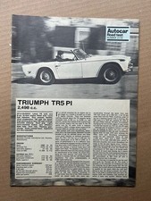 TRIUMPH TR5 - PI AUTOCAR ROAD