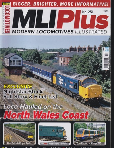 Modern locomotives illustrated - locomotives,