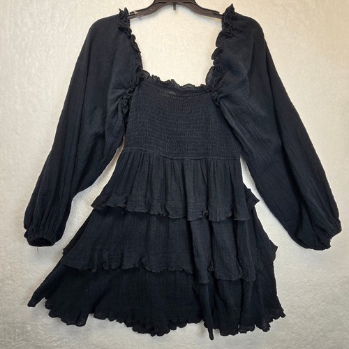 Tiered milkmaid mini dress - tiered,