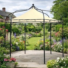 Deluxe steel frame gazebo - steel,