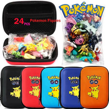 24Pcs/Set Pokemon Action Figure 2-3CM Not Repeating Mini Figures Model Toy Pikac