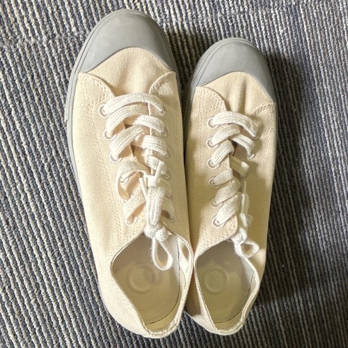 Muji beige grey canvas - muji,