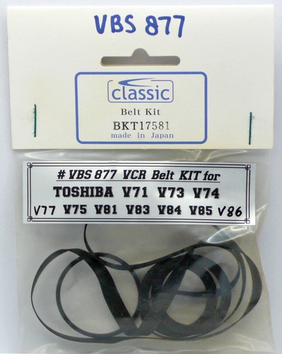 Vcr belt kit for - kit, toshiba