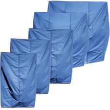 Blue Clothes Garment Rail