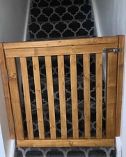 Pet/dog/baby universal wooden safety gate hand made.