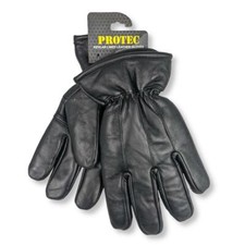 Protec Black Leather Slash Resistant Kevlar Winter Glove made with DuPont Kevlar