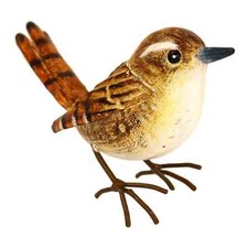 Primus Small Metal Wren Perfect for nature enthusiasts and garden lovers Yellow