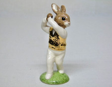 ROYAL DOULTON BUNNYKINS GOLD COLOURWAY "BOWLER"  LIMITED EDITION OF 10