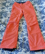 Columbia Snow Ski Pants Womens Coral / Pink Omni-Heat, Size M