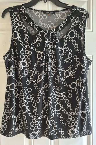 Nine west sleeveless blouse - nine,