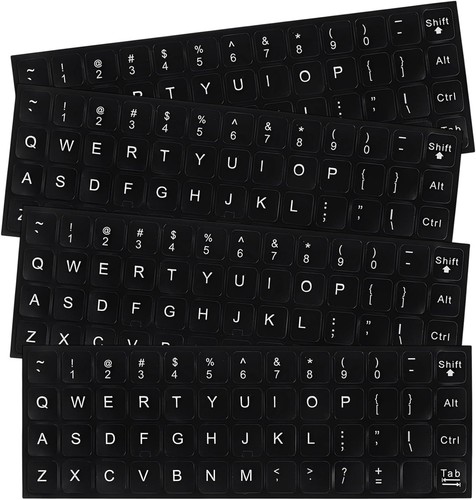 Keyboard stickers pcs - 4,