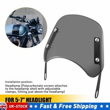 Smoke Motorcycle Windshield