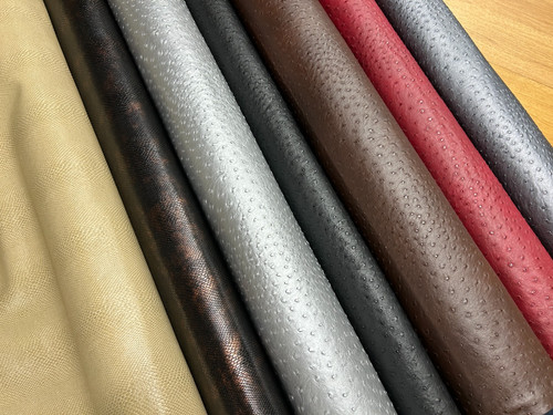 Faux leather fabric - , 140cm