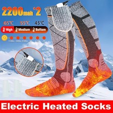 Winter Electric Heated Socks Rechargeable Battery Warm Socks Foot Warmer Outdoor