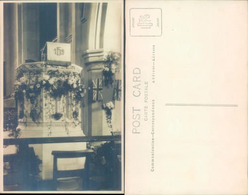 Church interior with decorated