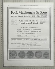 FG Mackenzie - Horticultural