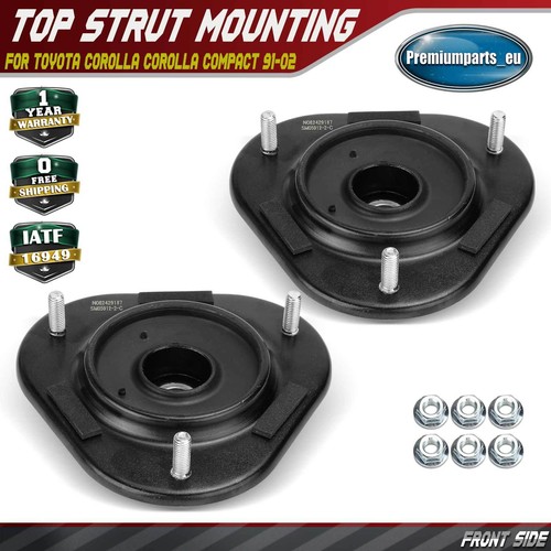 Top strut mountings - top, front