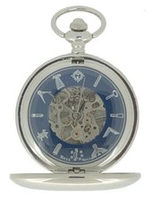 Mechanical Wind Up Silver Tone