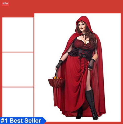 Women plus size red riding - plus,