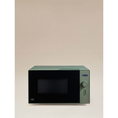 Green 17l one dial microwave - green,