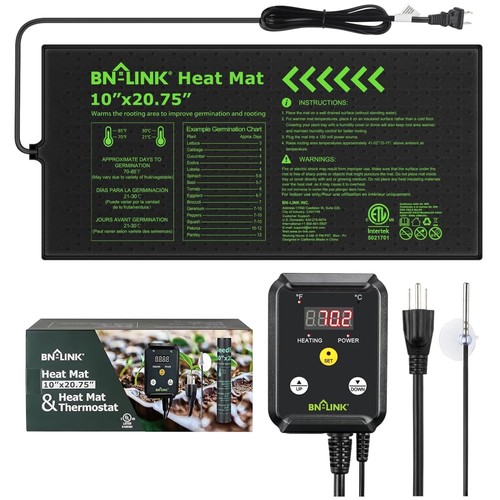 Seedling heat mat combo set - mat,