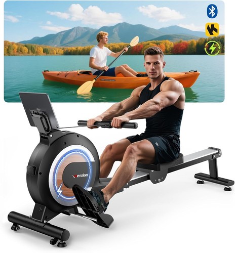 Magnetic rowing machine - rowing,