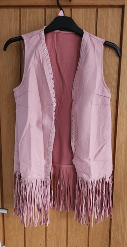 Pink suede style studded - pink,