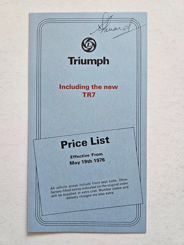 Triumph tr6 tr7 spitfire stag - spitfire,