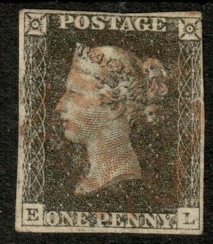 1840 penny grey black - 1840,