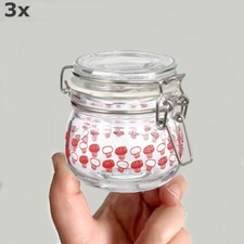 JAR WITH LID 3 PACK KORKEN