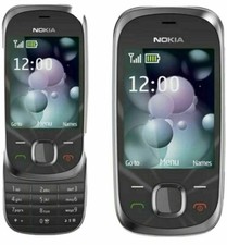 Brand New Nokia Slide 7230 - Graphite (Unlocked) Mobile Phone Only with Warranty