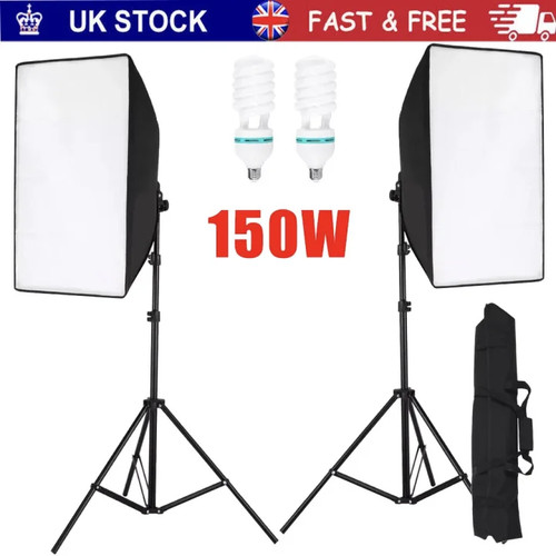 150w softbox lighting kit - 150w,