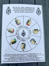 BELFAST MSU POLICE ROYAL ULSTER CONSTABULARY REMEMBRANCE VETERAN RUC pin badge