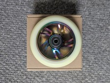 Single 110mm Neo White Scooter Wheel Brand new Unused