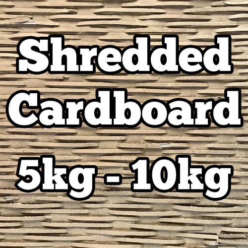 Shredded cardboard packaging - -,