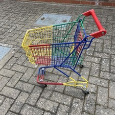 Childs toy metal shopping - toy,