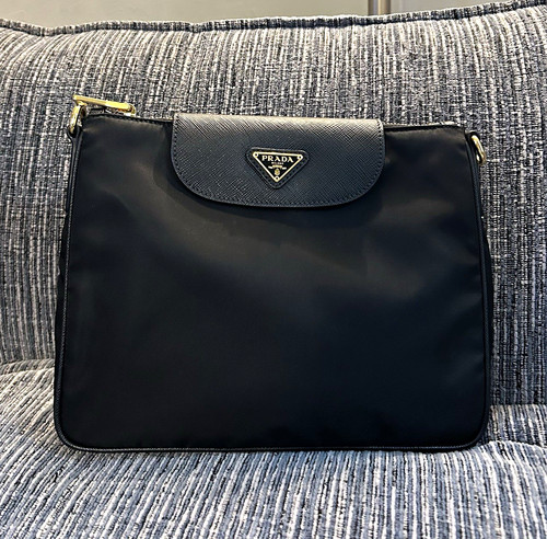 Prada tessuto nylon saffiano - nylon, &