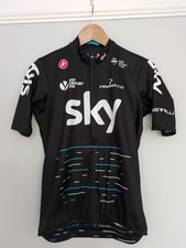 Castelli Men's Short Sleeve 2017 Official Team Sky Cycling Top Size Medium