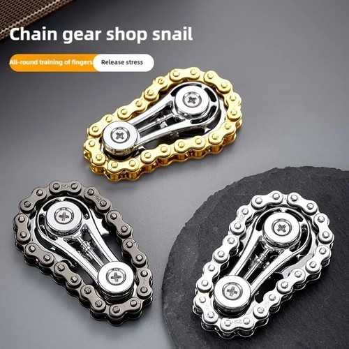 Metal bike chain - gear, fidget