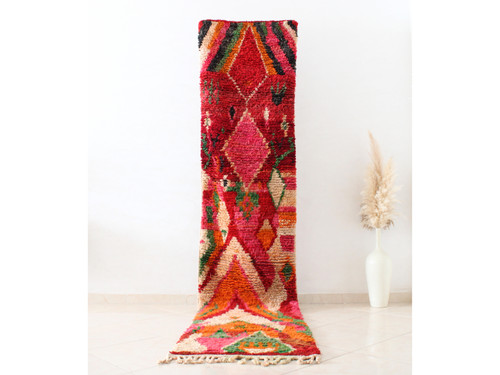 Moroccan vintage wool runner - vintage,