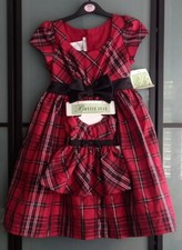 Bonnie Jean Plaid Girls Dress