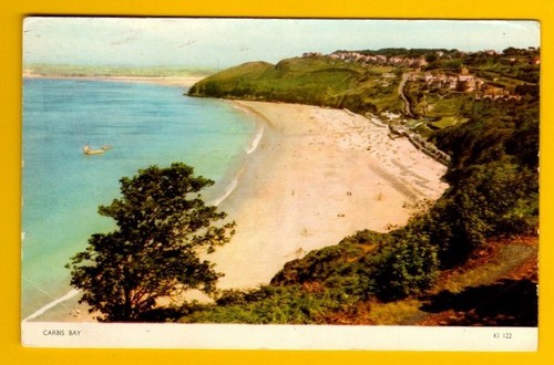 281609 postcard carbis bay - postcard,