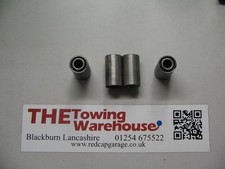 4 x P12081 Spring eye bush  for 1996 on Ifor williams trailers (Grey Hub cap)