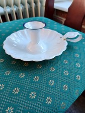 Vintage Enamel Whie Candle Holder We Wiilie Winky Style