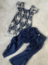 Piece asian outfit navy - 2,