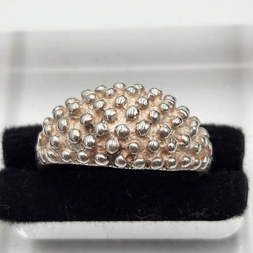 Sterling silver bubble ring - bubble,