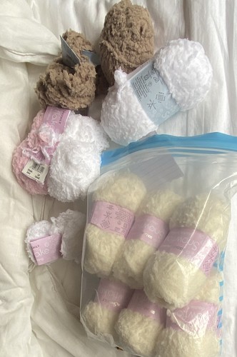 Lot snowflake fluffy - 16, chunky