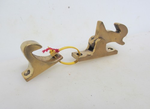 Vintage brass gravity door - brass,