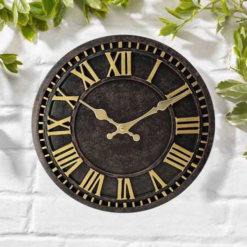Wall clock vintage round - wall,